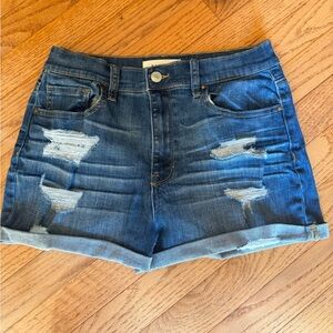 PacSun Distressed Hi-Rise Jean Shorts